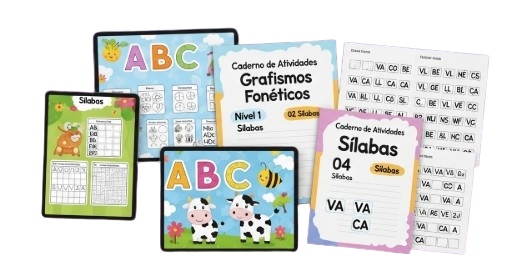 Kit de Grafismo Fonético - Materiais educativos